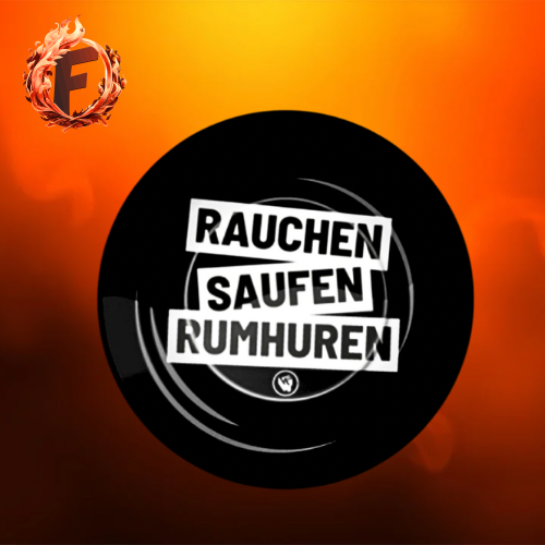 Ashtray Rauchen Saufen Rumhuren rund