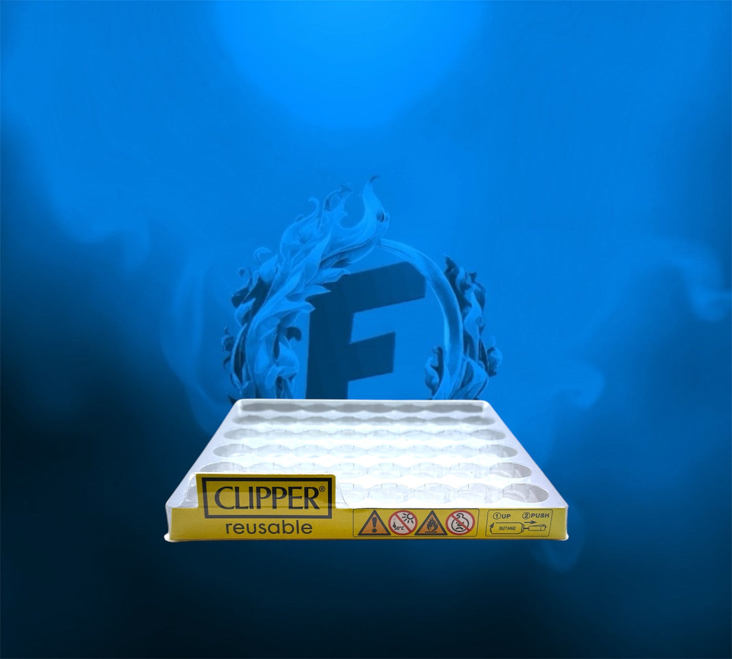 Halter für 48 Clipper Feuerzeuge