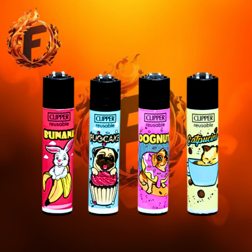 Foody Animals Clipper Serie 4er Set